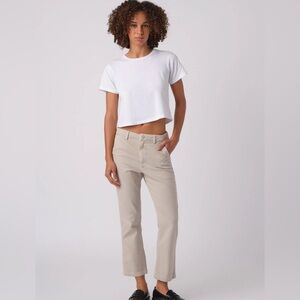 AMO easy trouser chino, size 28 pumice color